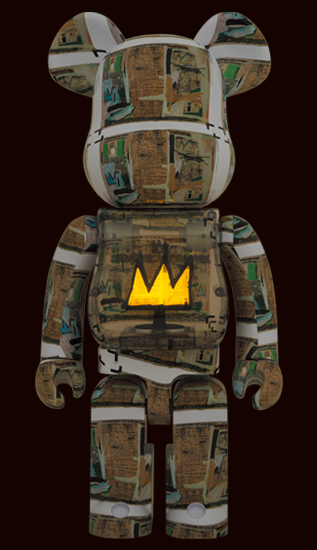 Medicom Bearbrick Jean-Michel Basquiat (King Pleasure) 1000%