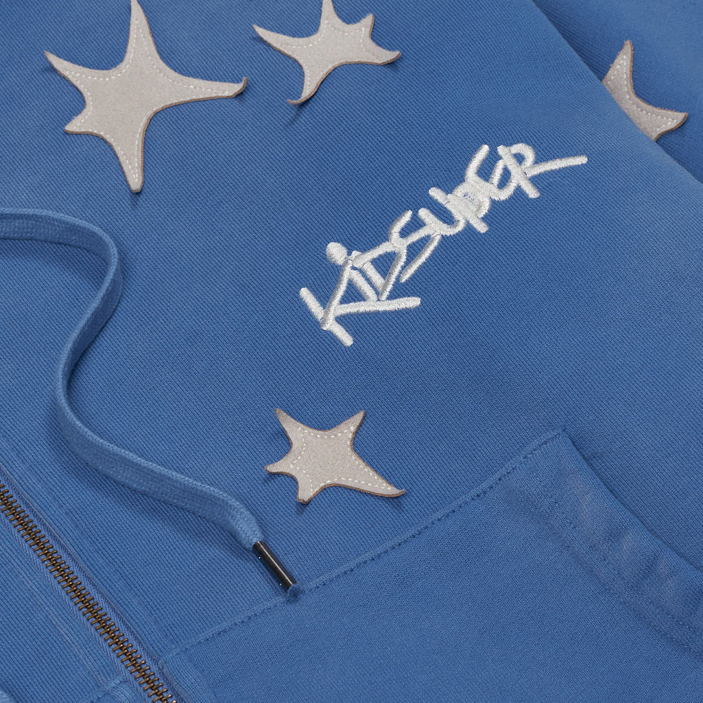 Kidsuper Stars Patchwork Washed Hoodie
