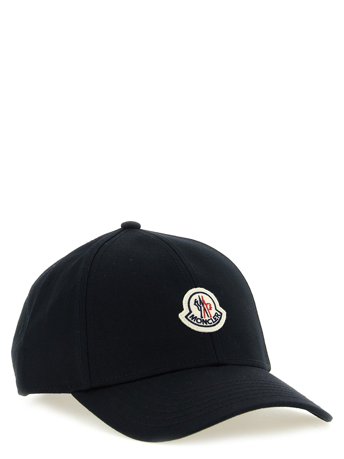 Moncler Black Cotton Baseball Cap