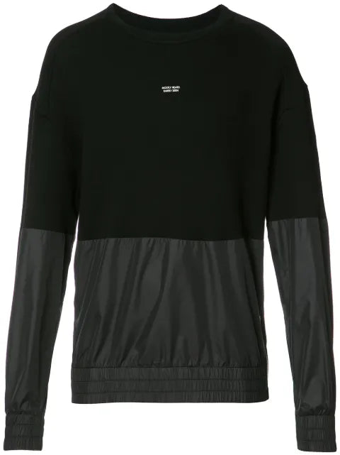 Mostly Heard Rarely Seen paneled sweatshirt