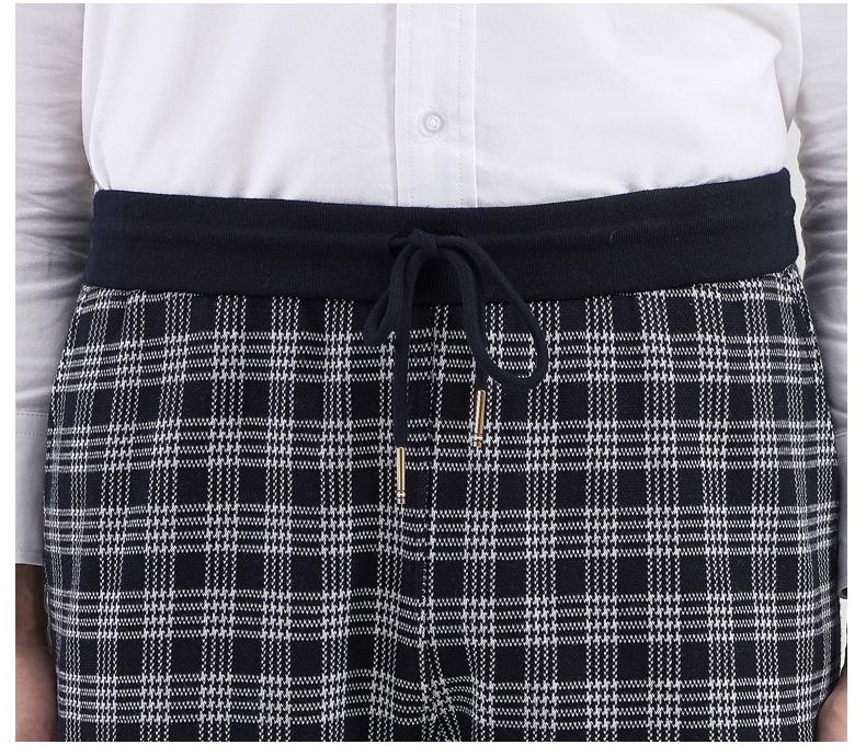 Thom Browne Style Unisex Casual Sweatpants with Signature Four-Bar Detail