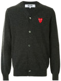 Comme Des Garçons Play logo button-down cardigan