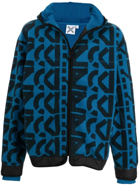 Kenzo logo zipped hoodie