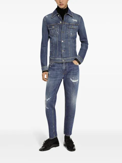 Dolce & Gabbana buttoned denim jacket