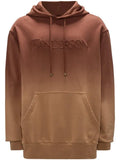 JW Anderson logo-embroidered gradient-effect hoodie