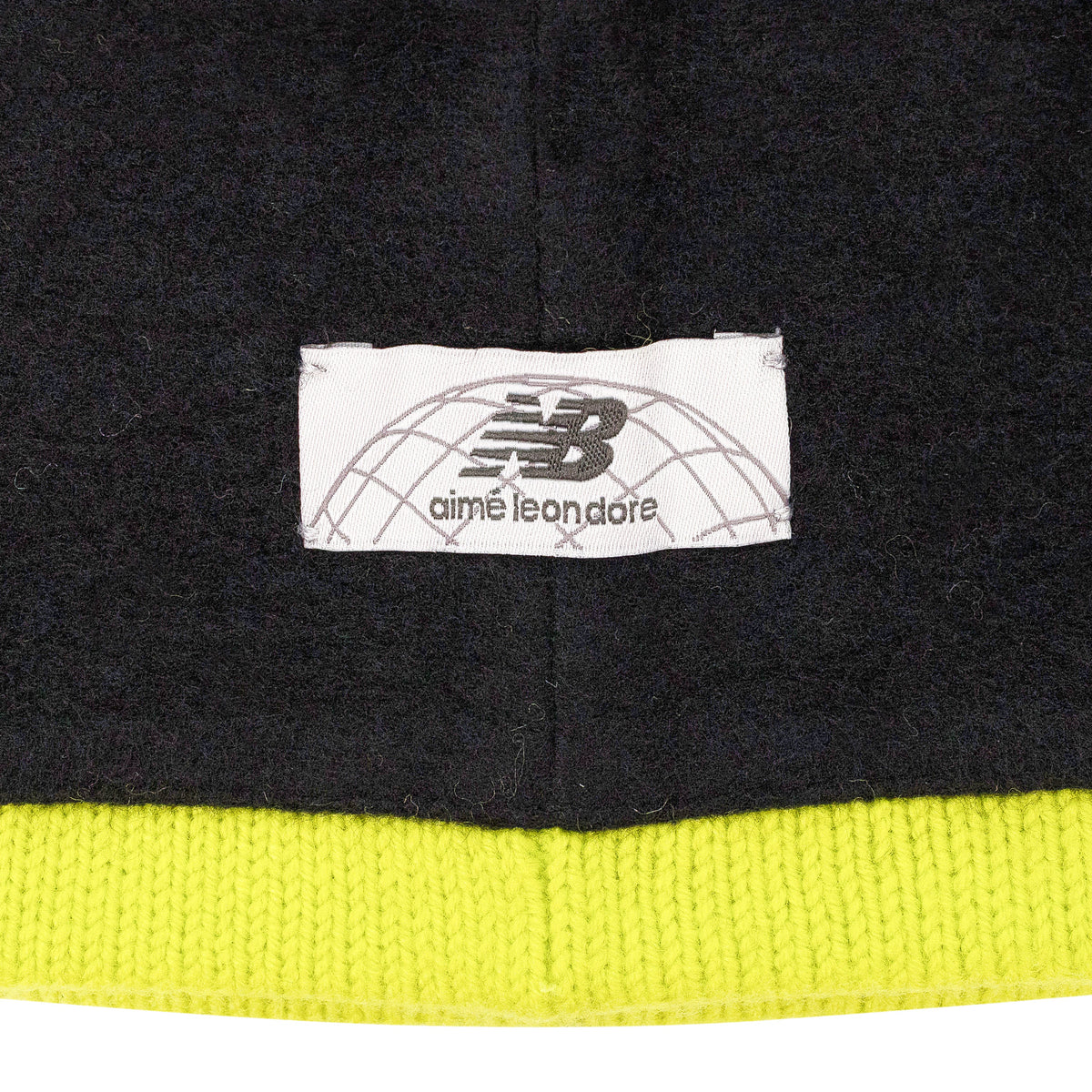 GREEN NEW BALANCE GEO PRINT BEANIE