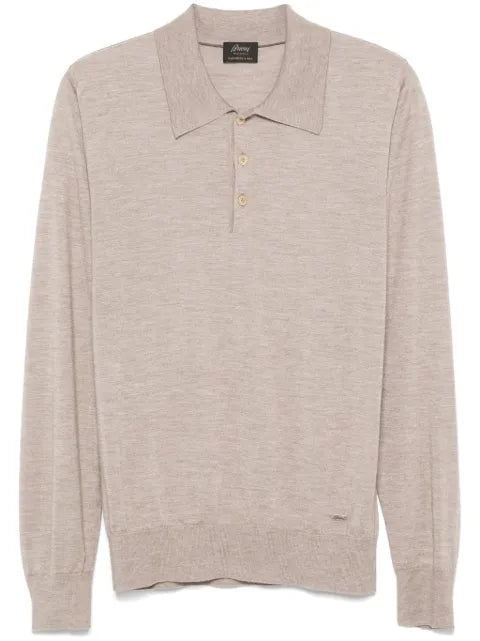 Brioni fine-knit polo shirt
