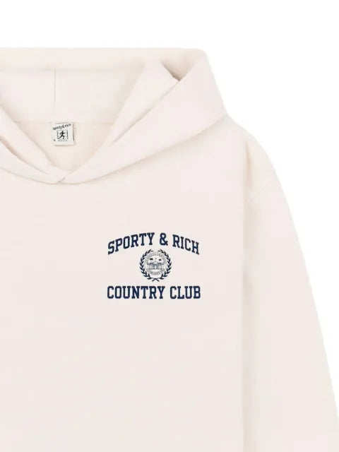 Sporty & Rich Varsity Crest hoodie