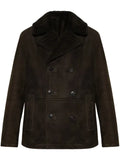 Yves Salomon double-breasted leather jacket
