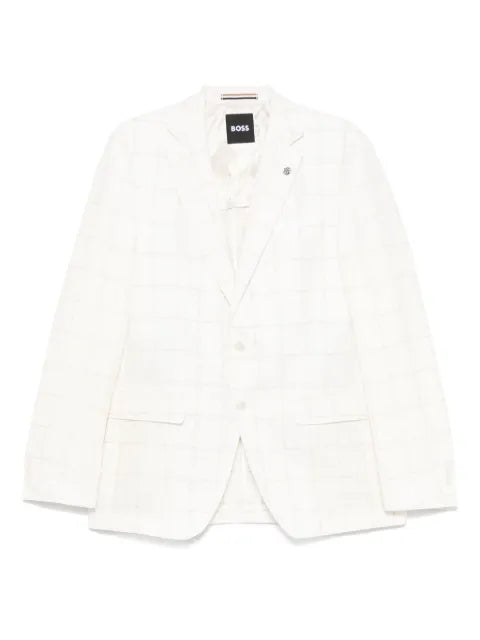 BOSS checked blazer