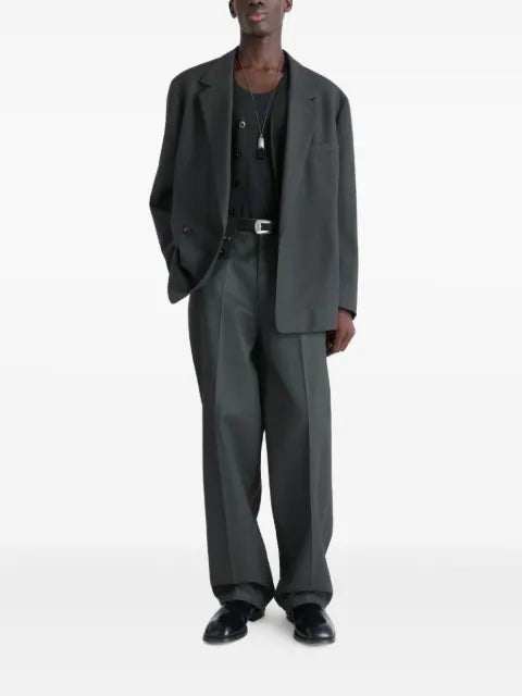 LEMAIRE soft double breasted jacket in polywool