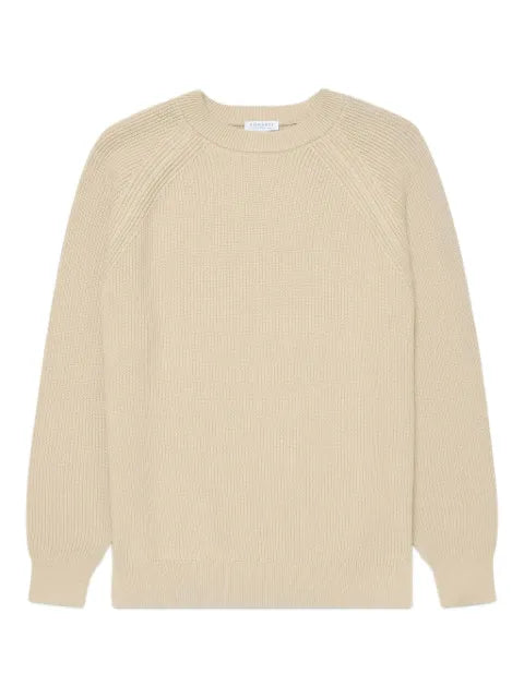 Sunspel ribbed-knit cotton jumper