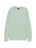 BOSS cotton sweater with knitted structure
