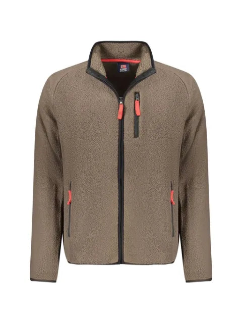 NORWAY 1963 fleece mock-neck zip sweatshirt