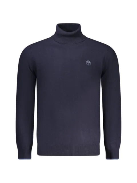 North Sails roll-neck logo-patch sweater