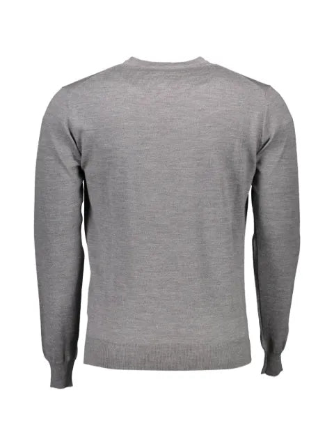 Harmont & Blaine logo-embroidered merino wool sweater