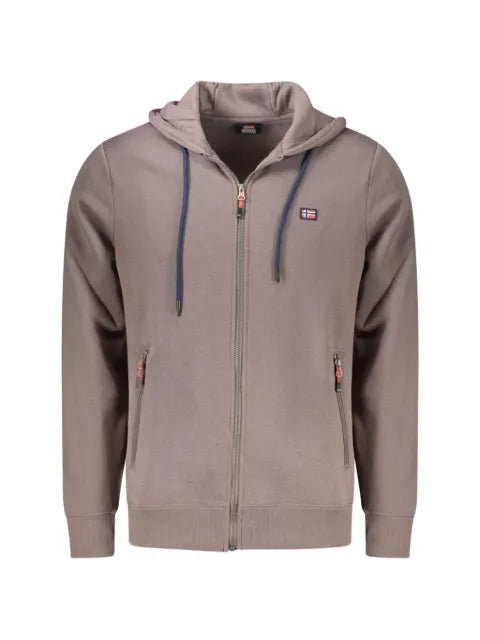 NORWAY 1963 zip-up cotton hoodie