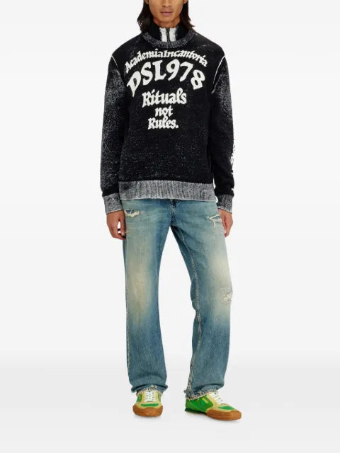 Diesel logo-print K-LAUTI sweater