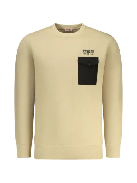 RIFLE pocket-detail cotton sweatshirt