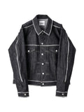 Takahiromiyashita The Soloist Racker stud-embellished denim jacket