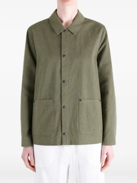 Barbour patch-pocket jacket