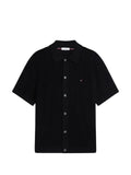 Tommy Hilfiger pointelle-knit button-up sweater