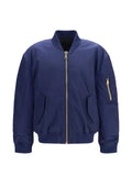 Balmain logo-embroidered bomber jacket