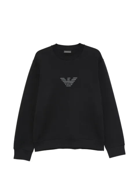 Emporio Armani logo-patch sweater