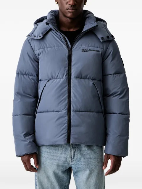 Karl Lagerfeld Jeans hooded puffer jacket