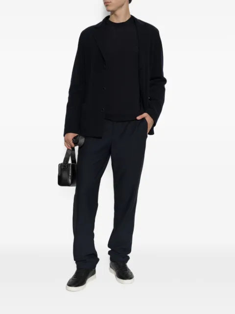 Giorgio Armani notched-lapel patch-pocket blazer