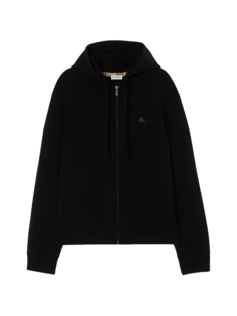 Burberry cashmere-blend zip hoodie