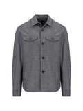 Harris Wharf London button-up shirt jacket