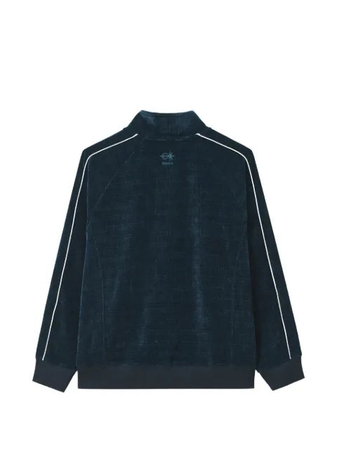 FIVE CM frog-fastening raglan-sleeve sweatshirt