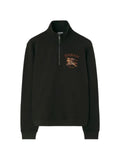 Burberry Knight Check cotton half-zip sweatshirt