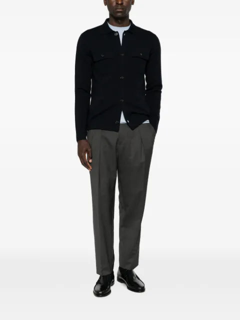 Zanone button-up chest-pocket cardigan