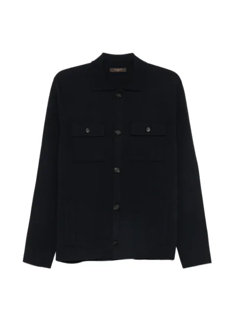 Zanone button-up chest-pocket cardigan