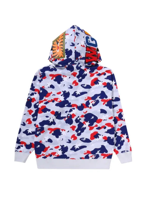 A BATHING APE® Shark camouflage hoodie