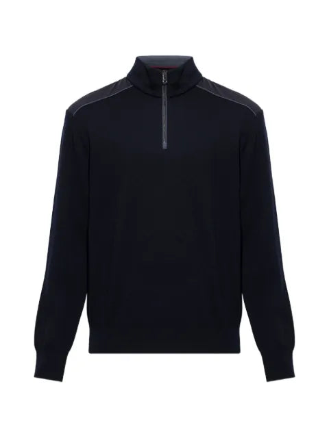 Paul & Shark quarter-zip stand-up collar sweater