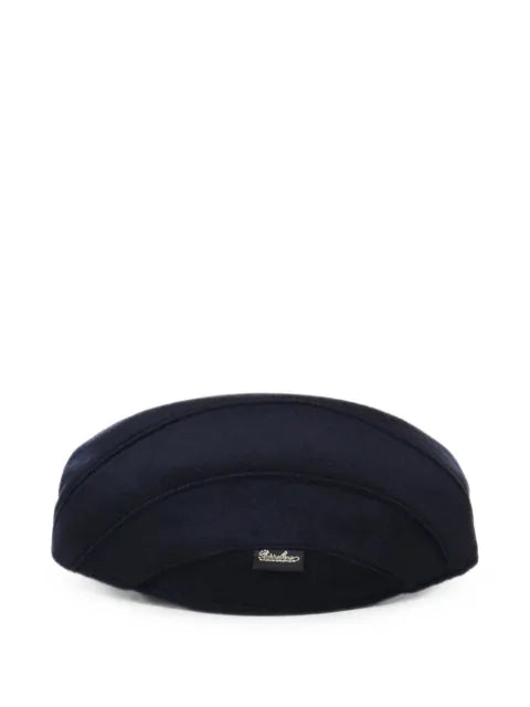 Borsalino flat-brim Vincenzo cashmere baseball cap