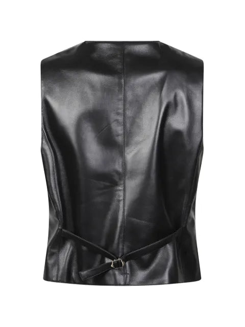 John Richmond leather waistcoat