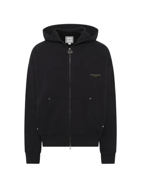 Wooyoungmi Scenery forest-print zip-up hoodie