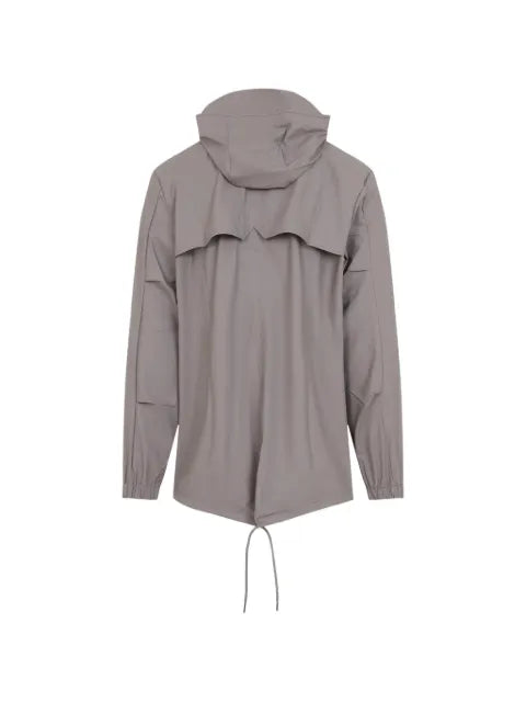 Rains drawstring-hood fishtail jacket