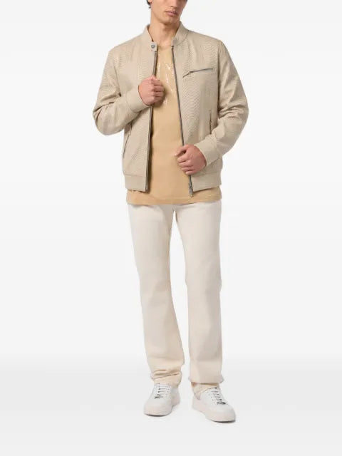 Billionaire python-leather jacket