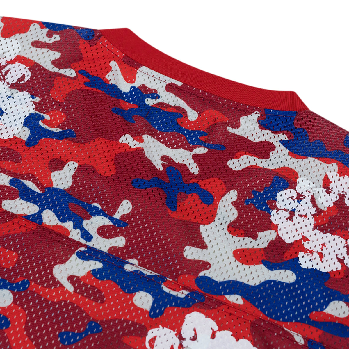 Red Camo Camo Wreath Jersey