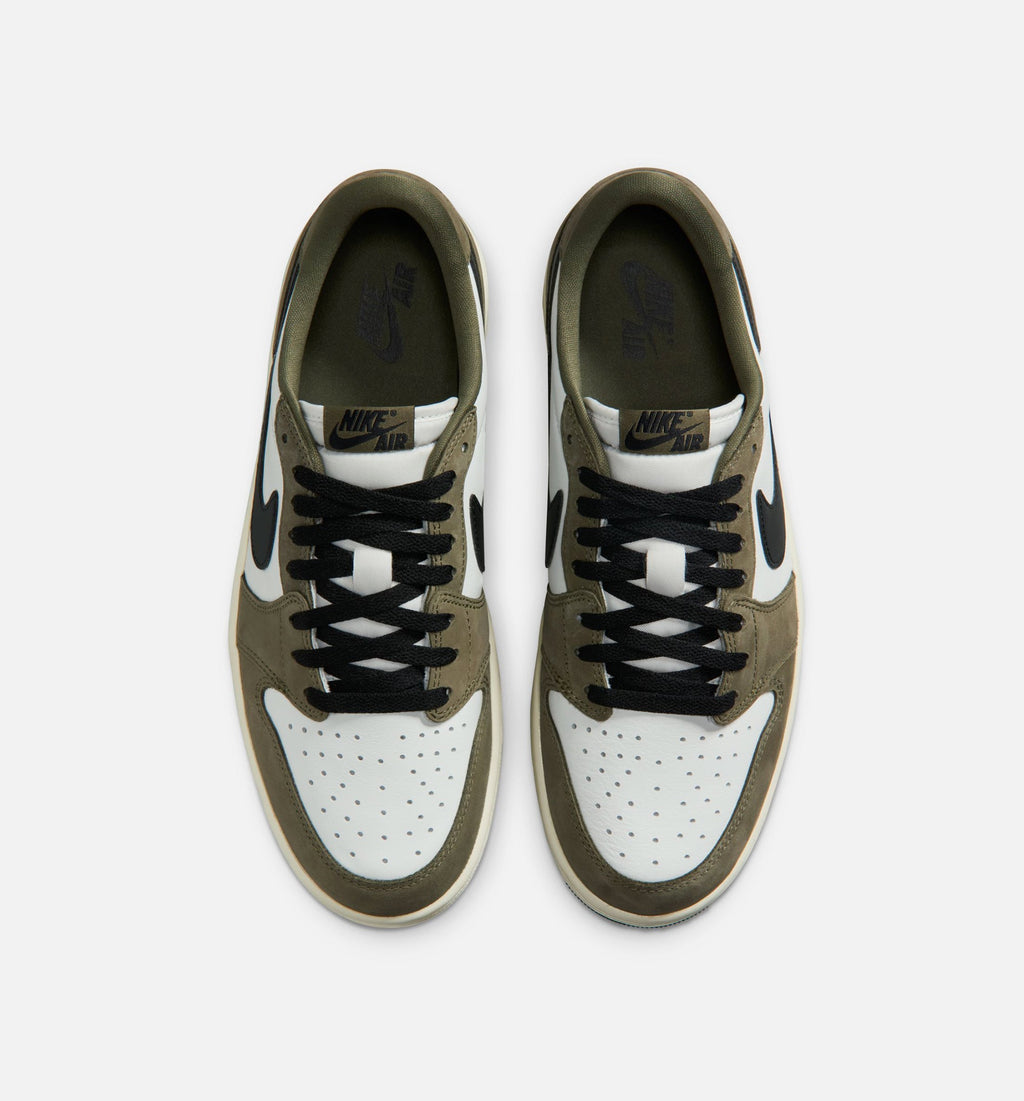 Air Jordan 1 Low OG - Men's Lifestyle Sneaker (Medium Olive/Black/Summit White/Sail)