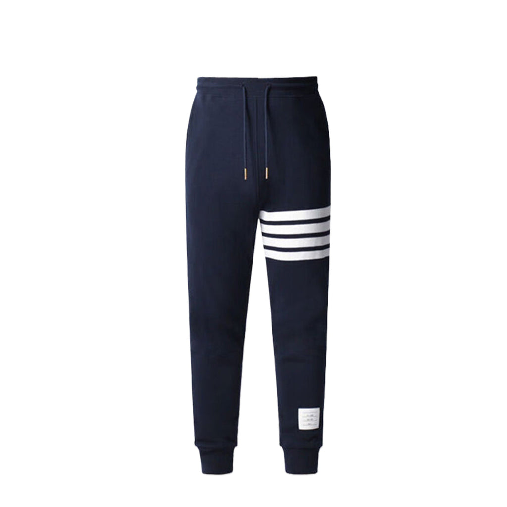 Thom Browne Style Four-Bar Unisex Sweatpants