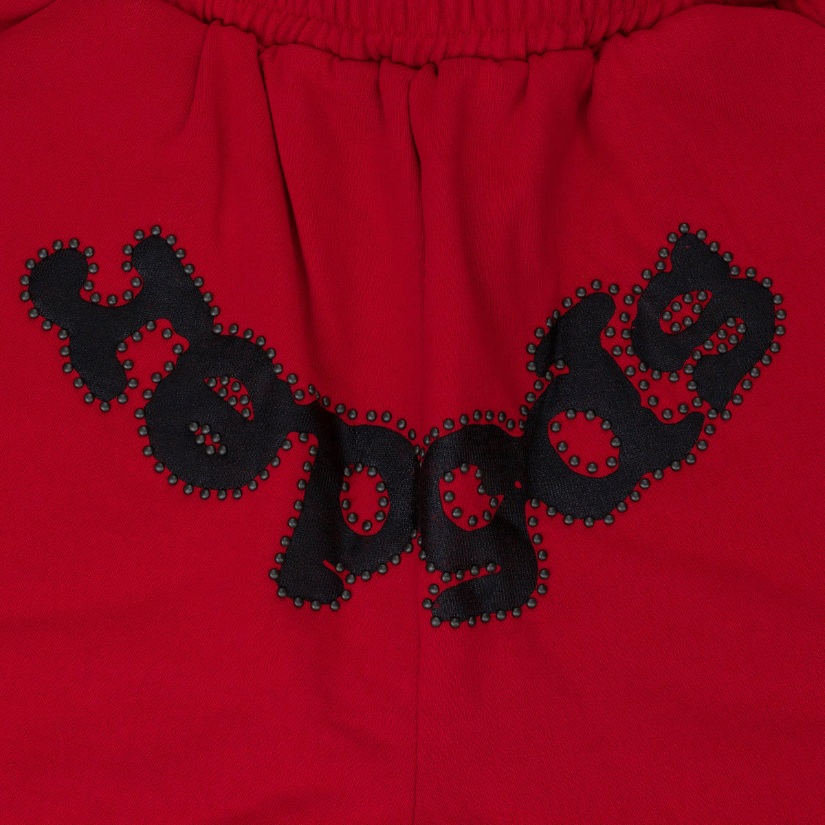 Red OG Studded Sweatshorts