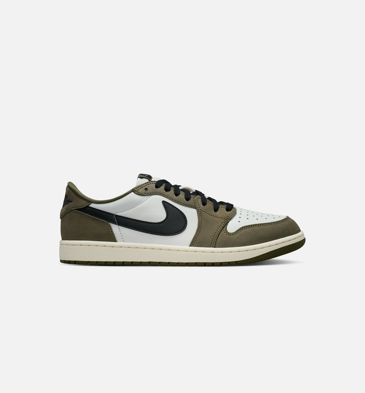 Air Jordan 1 Low OG - Men's Lifestyle Sneaker (Medium Olive/Black/Summit White/Sail)