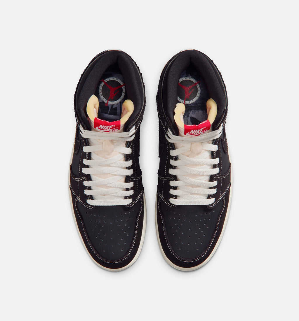 Air Jordan 1 Retro High OG Flight Club Men's Lifestyle Shoes - Black / University Red / Sail / Gum Medium Brown