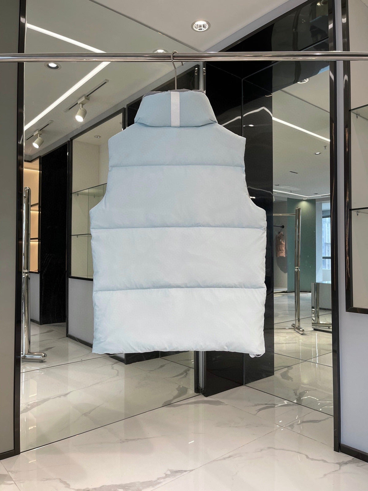 Canada Goose Ice Blue/Grey Reversible Freestyle Down Vest